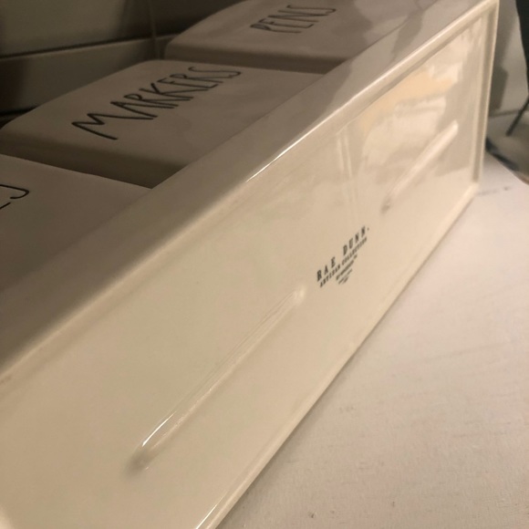 PENCILS MARKERS PENS three compartment organizer - Picture 3 of 4